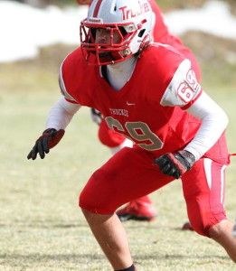 Mitch led Truckee in tackles in with 87. He had 17 tackles at Sparks and was all over the field.