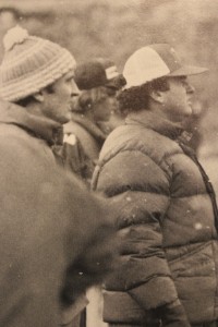 Barrett looks on during their victory vs St. Elizabeth 