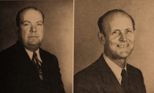 (Left) Walter Loynd (Right) Everett O'Rourke, Both big players in the formation of the Tahoe Truckee Unified School District