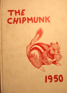 The Yearbook class or committee called the yearbook The Chipmunk 