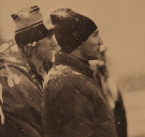 A young coach Scurran looks on during the Homecoming game vs Colfax