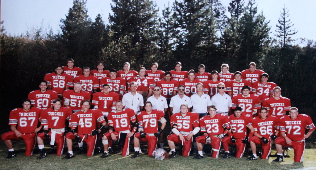 Front Row: Brent Churchman, Robby Girken, Dave Olbrantz, Jeremy Morgan, Sean Thompson, Jess Spect, Armando Ramirez, Franky Vilapando, James Shakeford; Row 2: Bill Longly, Josh Clevanger, Damien Fertitta, Coach Smart, Coach Collins, Coach Estabrook, Coach Kuch, Coach McGovern, Bill Lyon, Dave Selcon; Row 3: Carl Youngquest, Brian Mulloy, Maurice McVey, Jevon Hall, Rick Lopez, Chuck Hodges, Paul McCalden, Art Lyon, Luke Welch; Back Row: Carl Merika, Andy Siefker, Josh Pegoda, Isaac Mueller, Troy DeVoe, Jason VanBrunt, Sean Bussen, DAve Holmes 