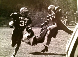 (54) Ryan Smart throwing a vicious block on a Dust Devil 