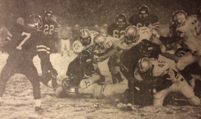 This gives you a sense of what the turf was like in the Spring Creek Game. Truckee shutout the State Champions 12-0 in 97